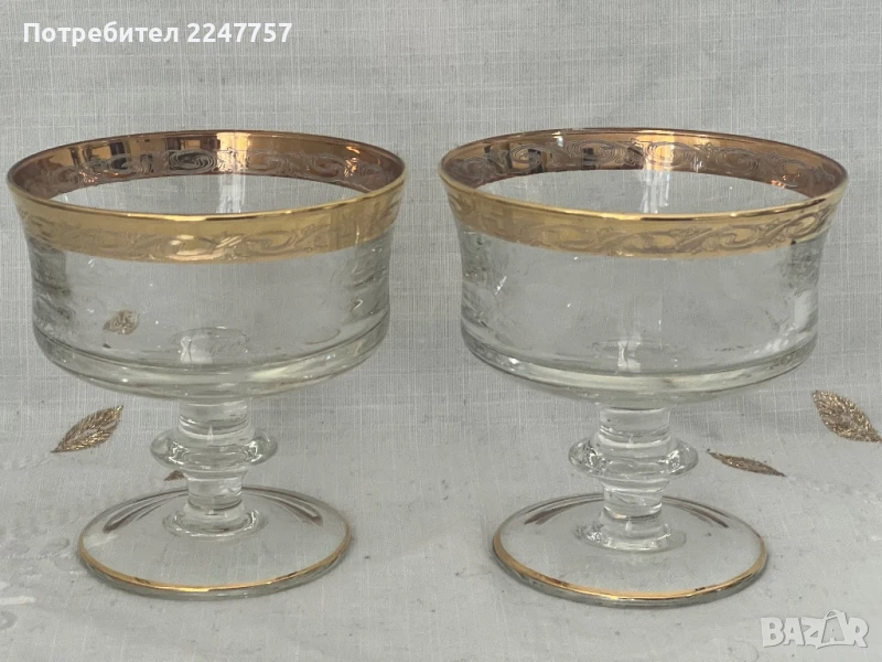 Кристални чаши Murano Medici, снимка 1