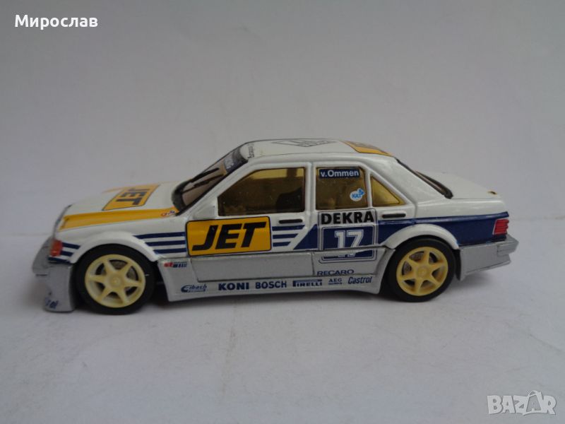  1:43 MINICHAMPS MERCEDES BENZ 190 E EVO КОЛИЧКА МОДЕЛ, снимка 1