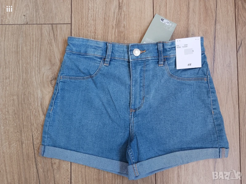 Нов къс дънков панталон H&M, снимка 1