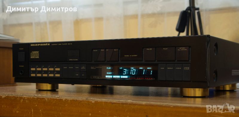 Предлагам напълно профилактиран и модифициран CD плейър Marantz CD-74, снимка 1