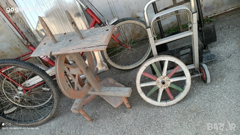 Стар чакрък, чекрък , стара находка, ретро, винтидж, антика, снимка 1