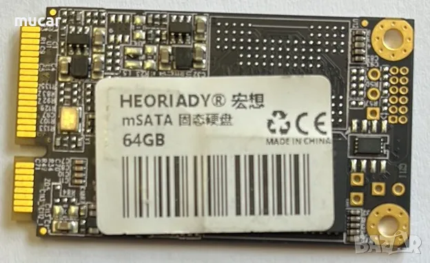 mSATA mini SATA 3.0 SSD 64GB, снимка 1