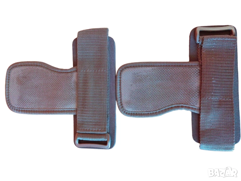 Кросфит ръкохватки QST, 2 бр, 20x20 см, Черни, снимка 1