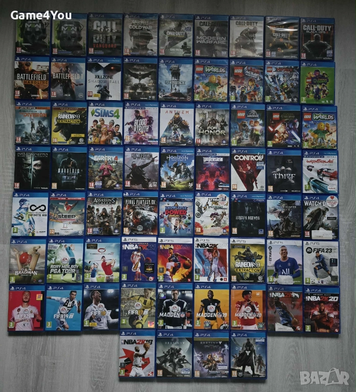 РАЗПРОДАЖБА!! PS4/PS5 2бр игри за 30лв, снимка 1