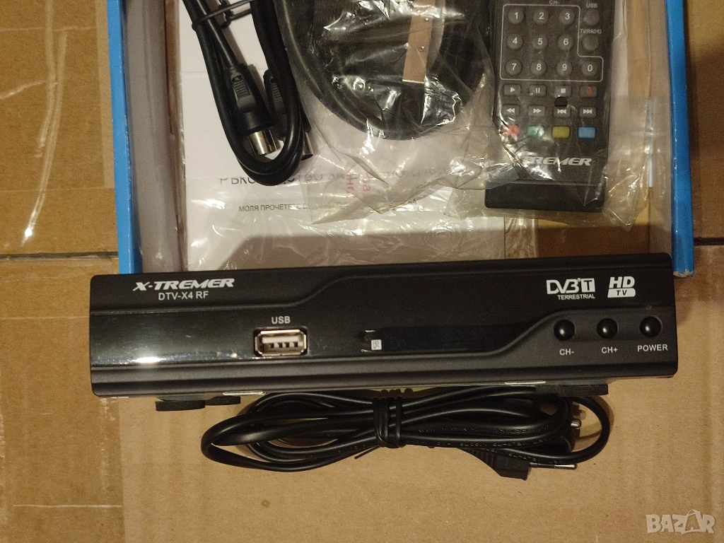 Приемник за цифрова ефирна телевизия DVB-T / DVB-T2, снимка 1