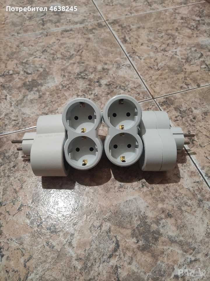 разклонител за контакти " 4 броя ", снимка 1