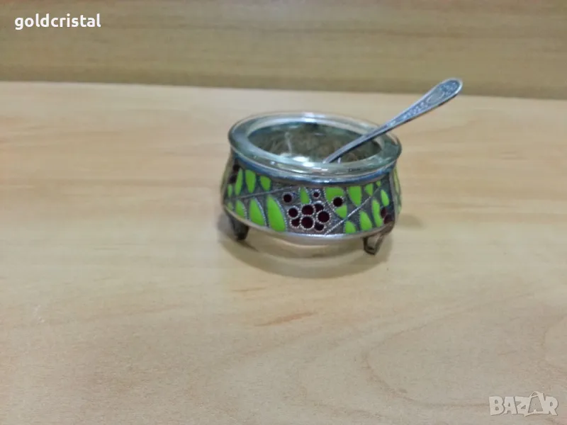 стар руски съд за хайвер , снимка 1