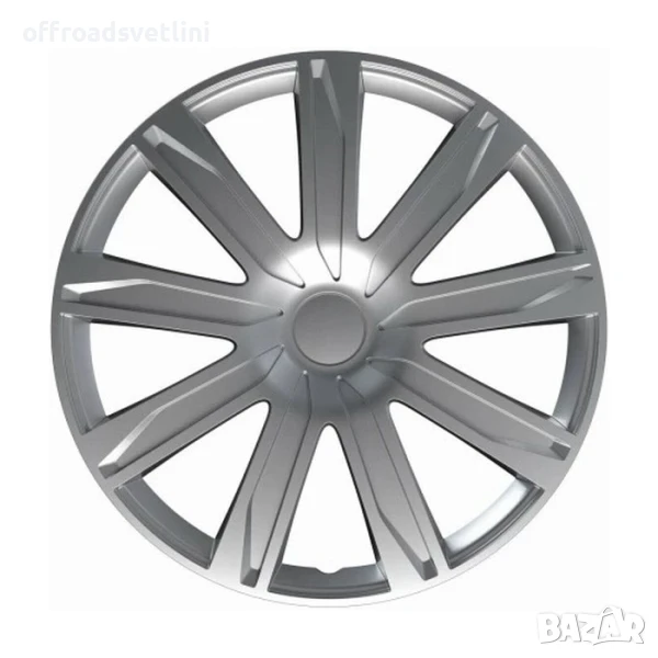 Комплект 4 броя Тасове за джанти 15'' Versaco REIZ силвър, снимка 1