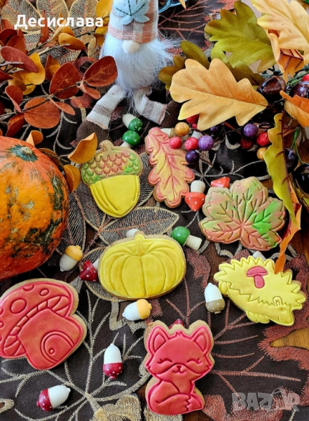 Резци за бисквитки на есенна тематика+ рецепта , снимка 1