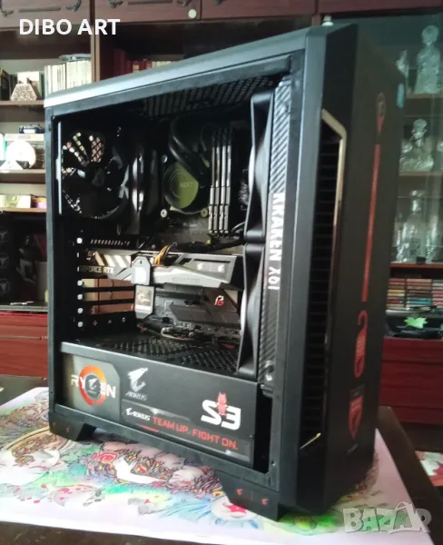 Gaming PC RTX3050 8GB I5 9600kf ASRock B365 Phantom Gaming 4 16GB, снимка 1