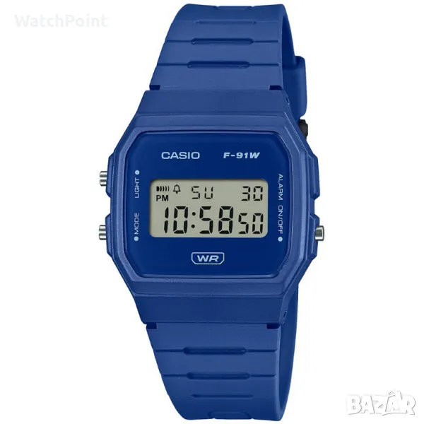 Дигитален часовник Casio - F-91WB-2A1EF, снимка 1