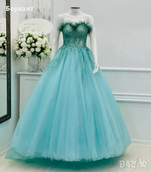 Дълга официална рокля, без забележки, снимка 1