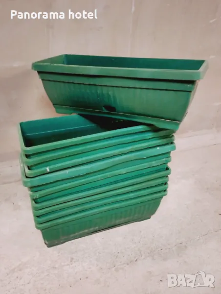 сандъче за балконски цветя 50/18 см с чинийка, снимка 1