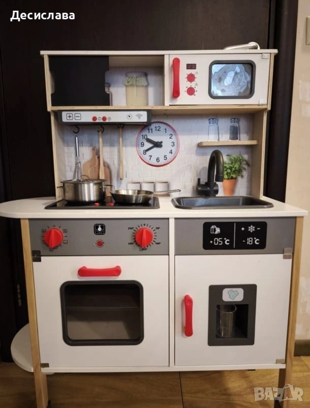 Детска дървена кухня, снимка 1