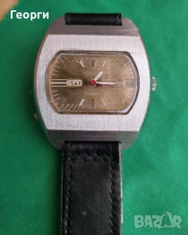 Мъжки ръчен часовник POLJOT с 23 камъка, автоматичен, работещ 2, снимка 2 - Мъжки - 53063426
