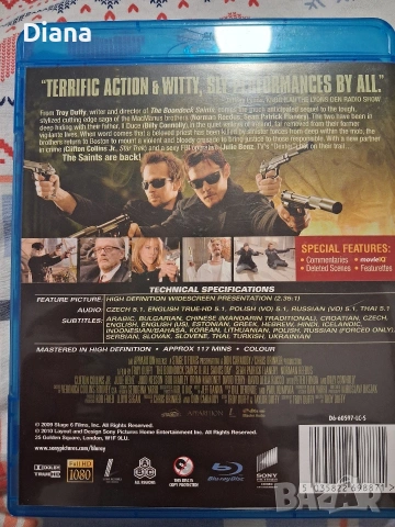 the boondock saints 2 all saints day blu-ray със български субтитри , снимка 2 - Blu-Ray филми - 53898724