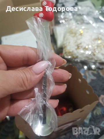 Коледна подаръчна торбичка , снимка 4 - Декорация за дома - 52575220