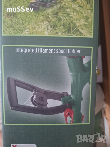 Акумулаторен тример на Парксайд 20В Parkside PRTA 20 V, снимка 3 - Градинска техника - 43910010