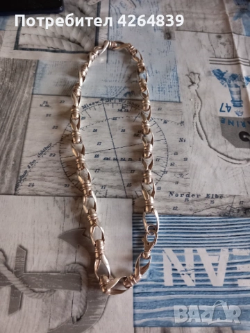 Мъжки сребърен ланец 