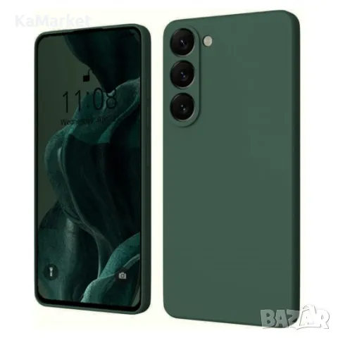 Силиконов кейс iPaky матиран, За Samsung Galaxy A16, Тъмнозелен, снимка 1 - Калъфи, кейсове - 47865791