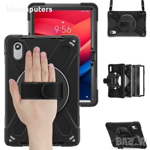 Удароустойчив калъф със Стойка за Lenovo Tab K11 Gen 2 / Lenovo Idea Tab | Протектор, 360° Ротация, , снимка 7 - Калъфи, кейсове - 52232866