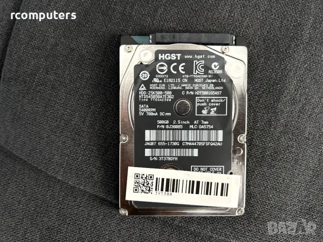 Хард диск HGST 500GB за лаптоп, снимка 1