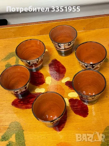 Сервиз за Ракия Троянска Керамика, снимка 6 - Сервизи - 50356278