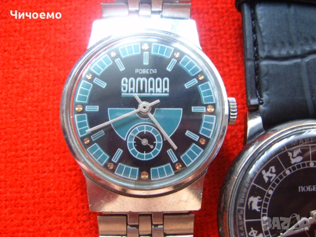 Мъжки механични ръчни чъсовници победа,Зим  СССР Ера, снимка 2 - Антикварни и старинни предмети - 50831302