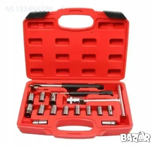 Комплект фрези за почистване леглата на дюзи 17 части Mar-Pol , M57684