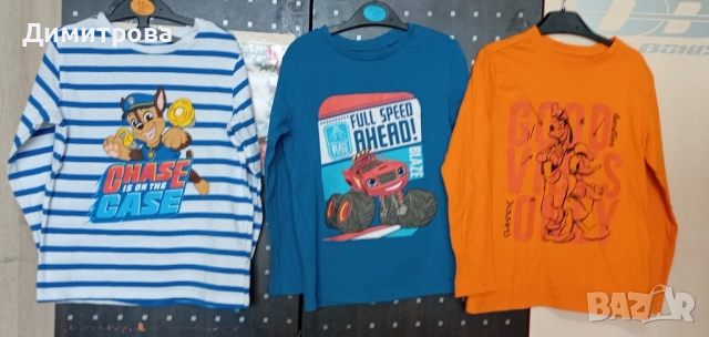 Лот тънки блузки размер 122см, снимка 3 - Детски Блузи и туники - 51919693