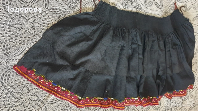 Автентична кърлянка от Хърцойска носия, снимка 6 - Антикварни и старинни предмети - 53400741