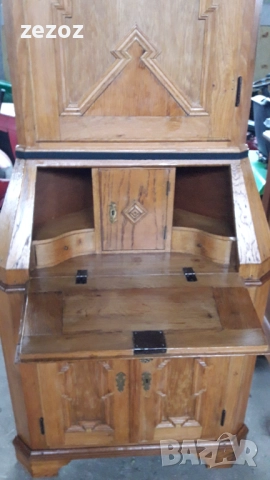 Шкаф ретро ъгъл масив№114, снимка 5 - Шкафове - 52822162