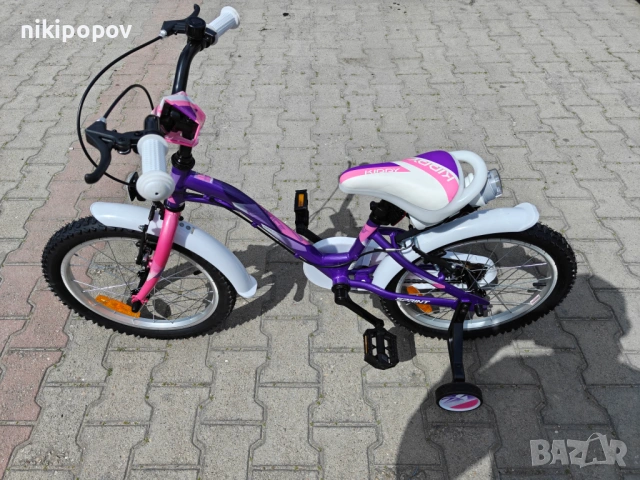 PA Детски велосипед 18" ALICE лилав, снимка 8 - Велосипеди - 54276751