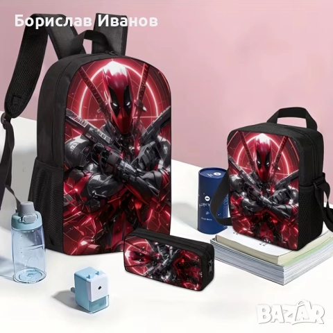 Раница Marvel Deadpool, снимка 4 - Раници - 52469283