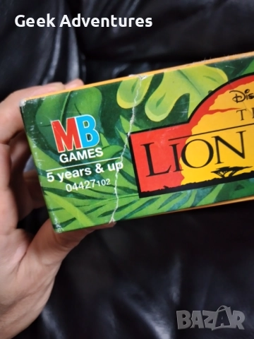 Настолна Игра Цар Лъв от 90те Lion King - Match - a - Scene Game (1994), снимка 7 - Колекции - 52805582