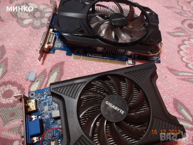  видеокара  GIGABYTE, снимка 6 - Видеокарти - 49605236
