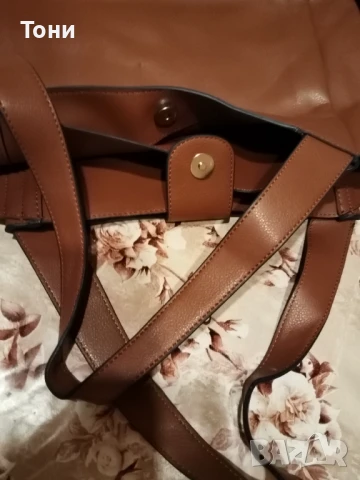 Нова Кожена Дамска Чанта , снимка 7 - Чанти - 51380463