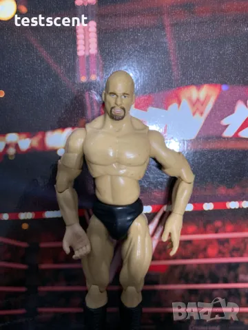 Екшън фигура WWE Stone Cold Steve Austin Ледения Стив Остин figure играчка WWF Jakks TTL Titan, снимка 5 - Колекции - 49552486