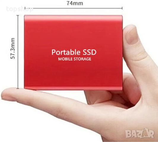 SSD външен диск, преносим SSD външен диск USB 3.0 12tb, 9tb, 4tb високоскоростен твърд диск ..., снимка 6 - Твърди дискове - 52726050