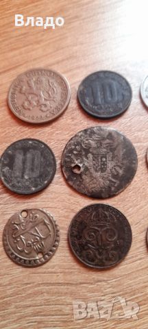 Лот стари български и чужди монети , снимка 7 - Нумизматика и бонистика - 45707089