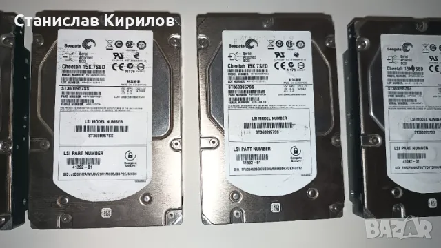 Продавам хард дискове за сървър SAS HDD Seagate 3,5" 600 Gb 15k, снимка 1 - Твърди дискове - 48966707