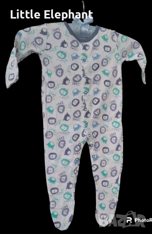 Цяла пижамка за 18-24 мес момченце животинки"Zoo",Англия/нова