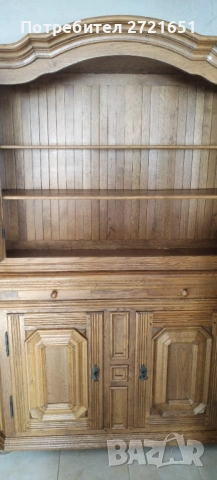 Шкаф витрина от две части, снимка 2 - Шкафове - 53006029