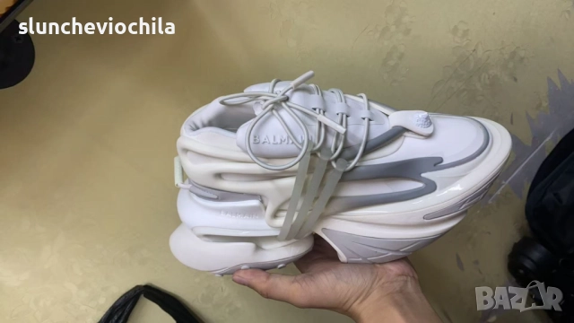 BALMAIN - Unicorn Sneakers White, снимка 3 - Спортни обувки - 51613852