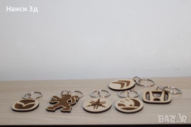 Дървени ключодържатели, снимка 11 - Други - 52907120