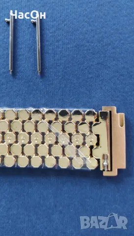 Масивна верижка с адаптери 20 / 22 мм, нова, снимка 5 - Мъжки - 49688242