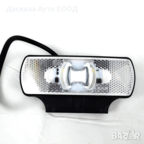 1бр. ЛЕД габарит с 4 диода и рефлектор 12-24 волта , 3 цвята , ПОЛША, снимка 2 - Аксесоари и консумативи - 29253030