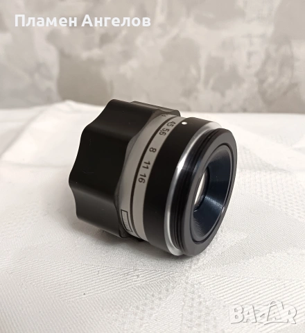 Ретро обектив PZO-Mikar/S 4.5/5.5-за фото увеличително или Макро. , снимка 6 - Обективи и филтри - 54185765