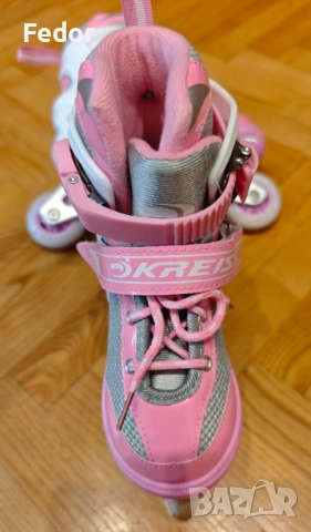 Ролери за деца 30-33 EU розови , снимка 3 - Ролери, кънки - 53632205
