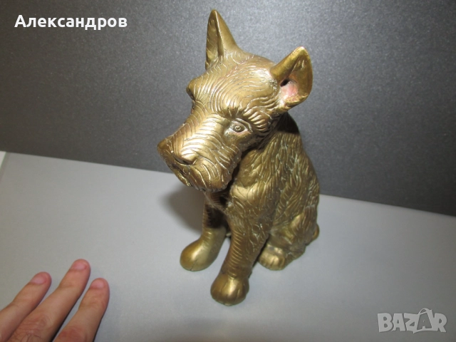 Бронзов Слон и бронзово куче, снимка 14 - Други ценни предмети - 52848651